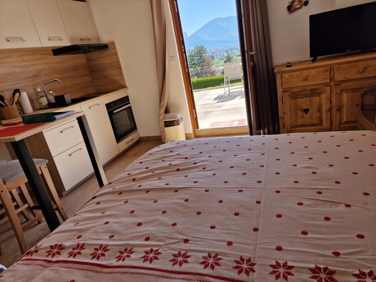 Studio Bellevue Appart Independant Renove 2024 Piscine Parking Proche Centre Annecy Poisy Buitenkant foto