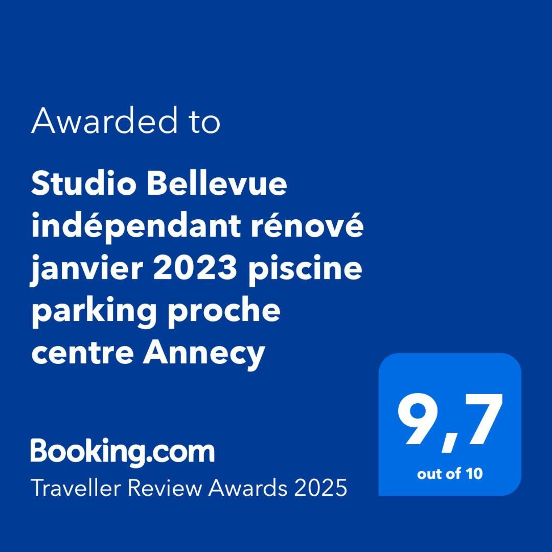Studio Bellevue Appart Independant Renove 2024 Piscine Parking Proche Centre Annecy Poisy Buitenkant foto